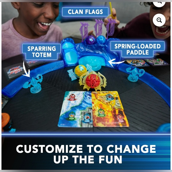 Bakugan Deluxe Training Playset with Special Attack Mantid, Dragonoid, and Octog - Picture 3 of 15